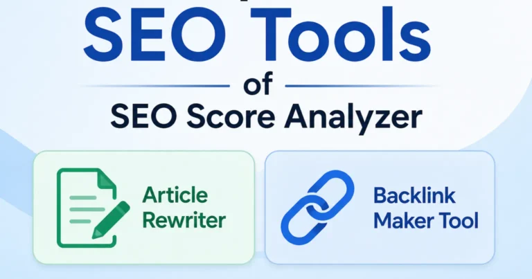 Top 5 Free SEO Tools by SEO Score Analyzer